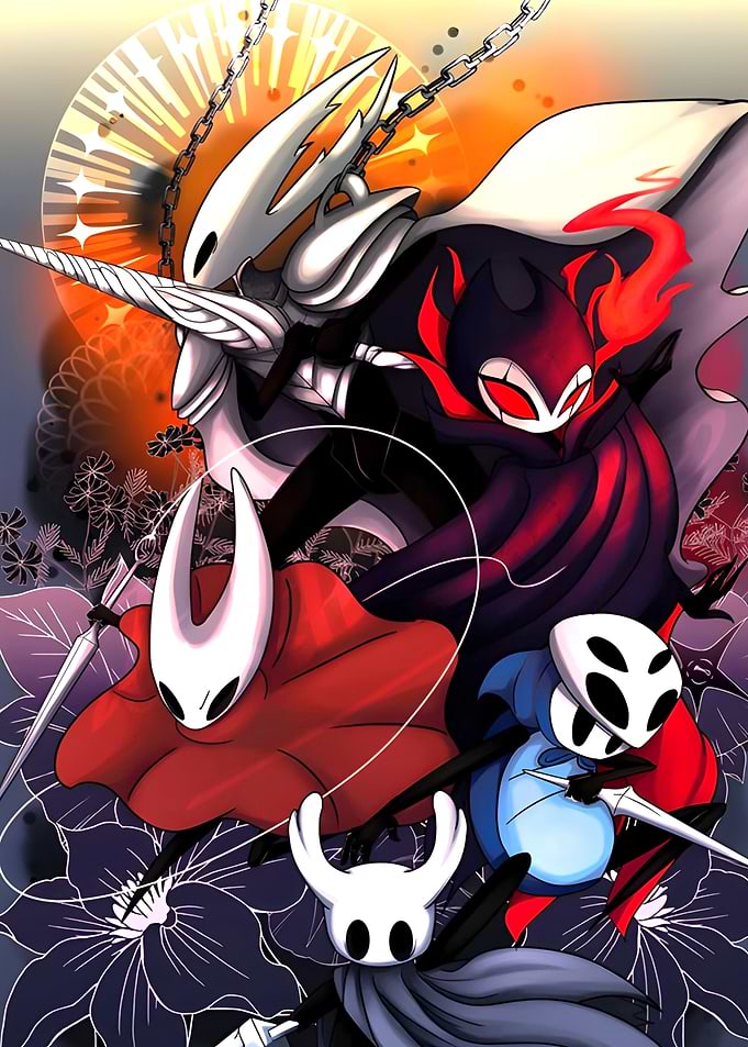 Hollow Knight Characters in Action