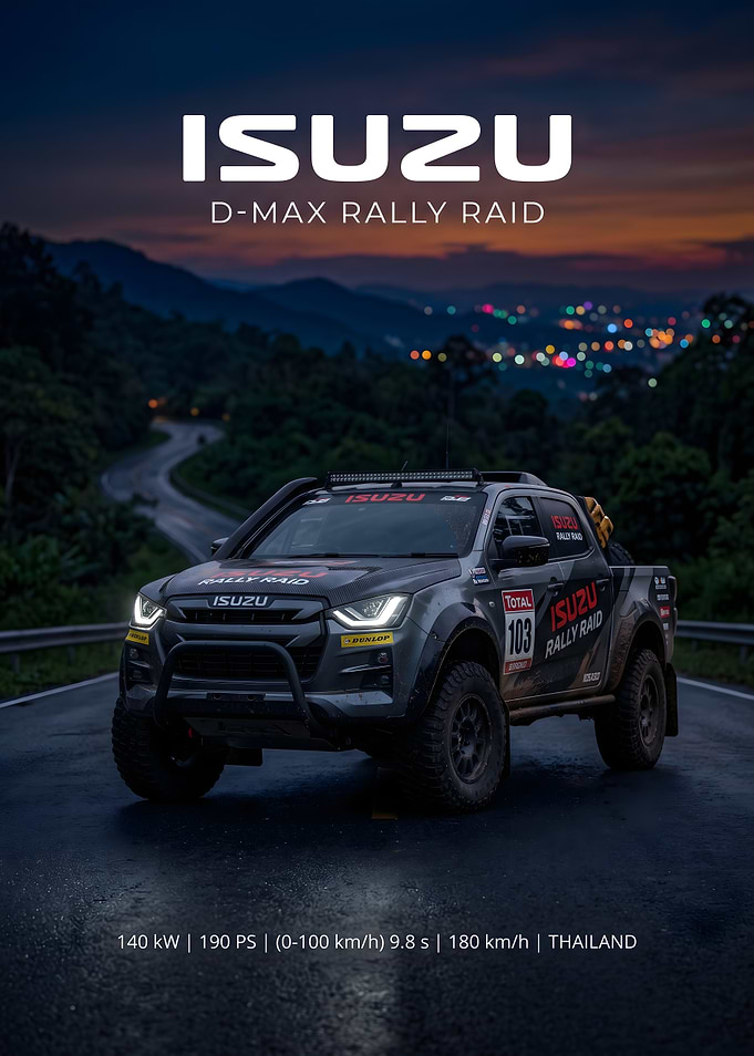Isuzu D-Max Rally Raid Truck