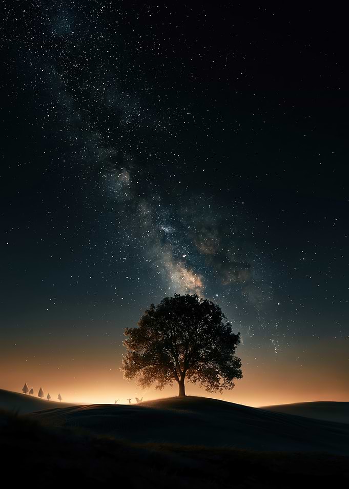 Tree Under the Milky Way