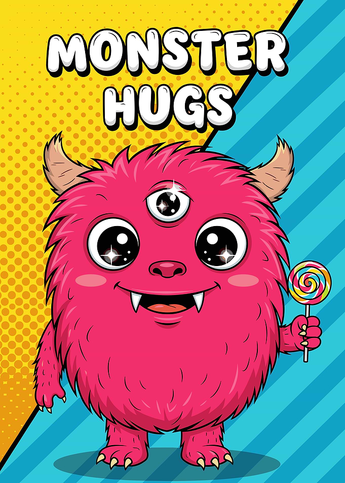 Monster Hugs with Lollipop