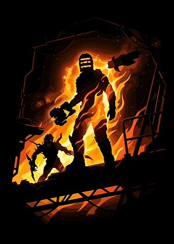 Isaac Clarke in Flames