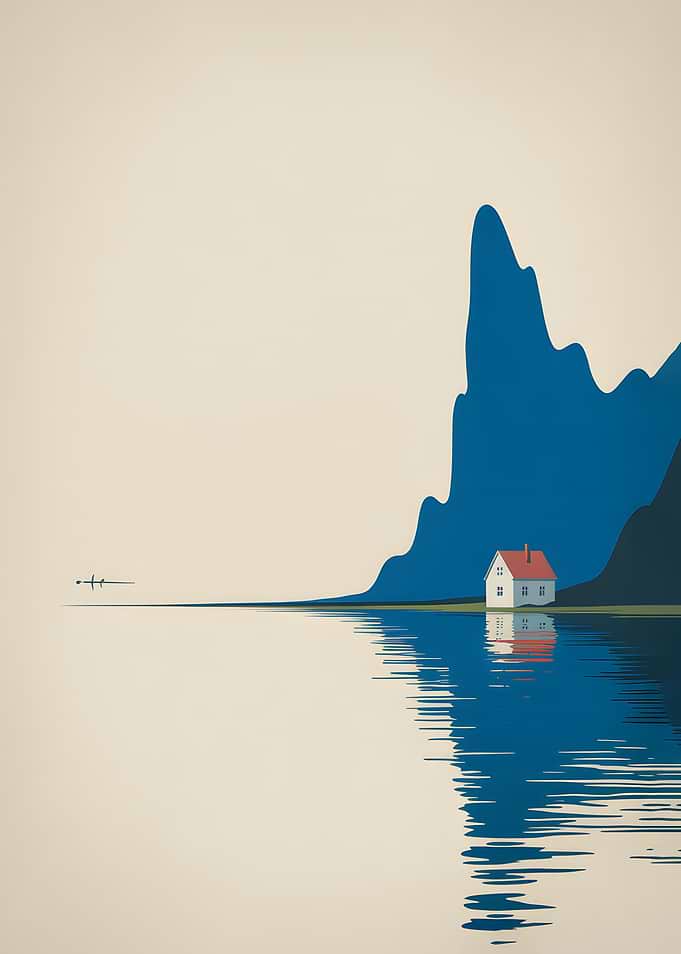 Minimalist House by the Water