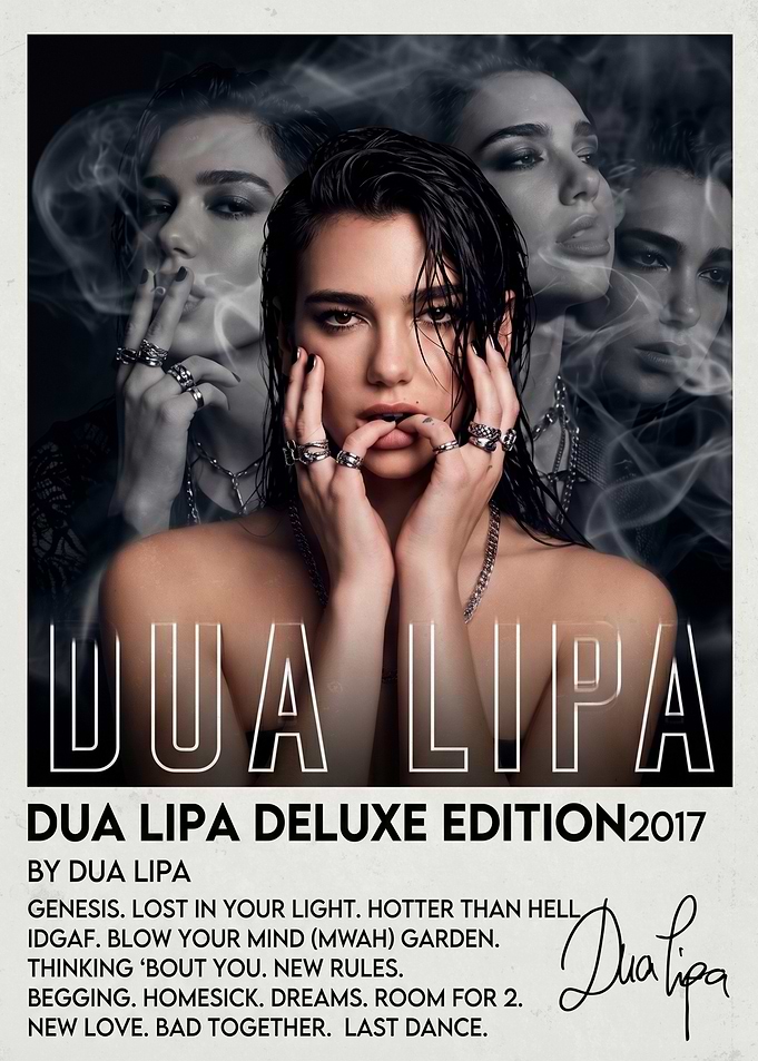 Dua Lipa Deluxe Edition Album Cover