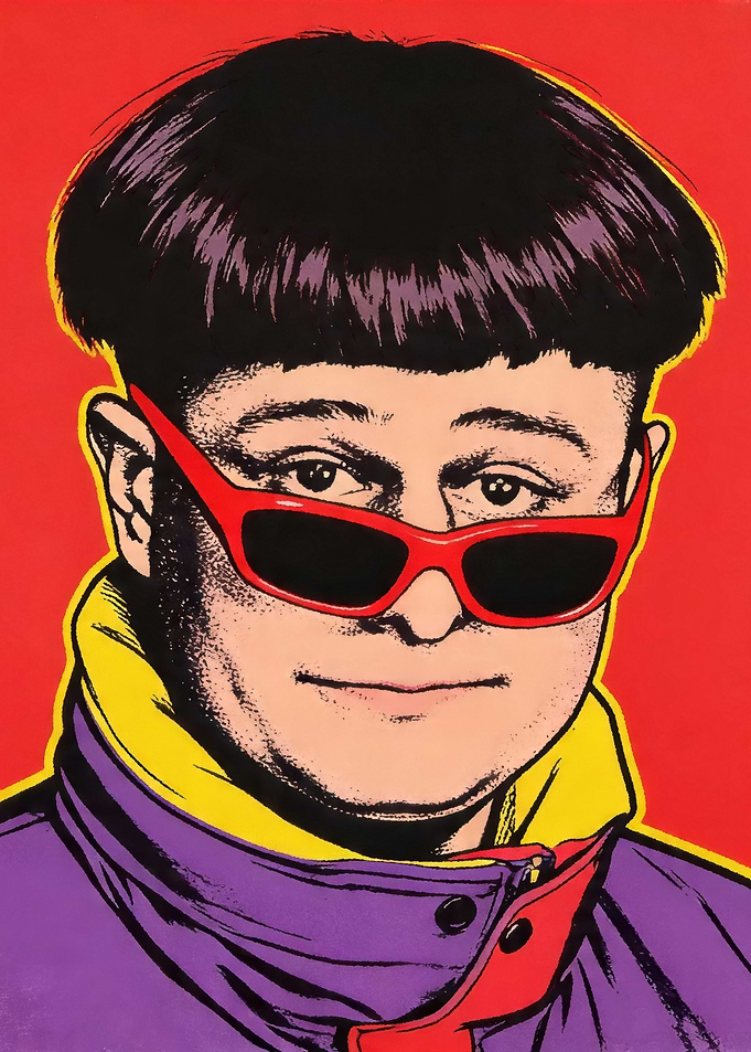 Pop Art Portrait of a Man