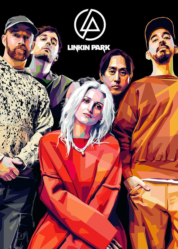 Linkin Park Band Pop Art