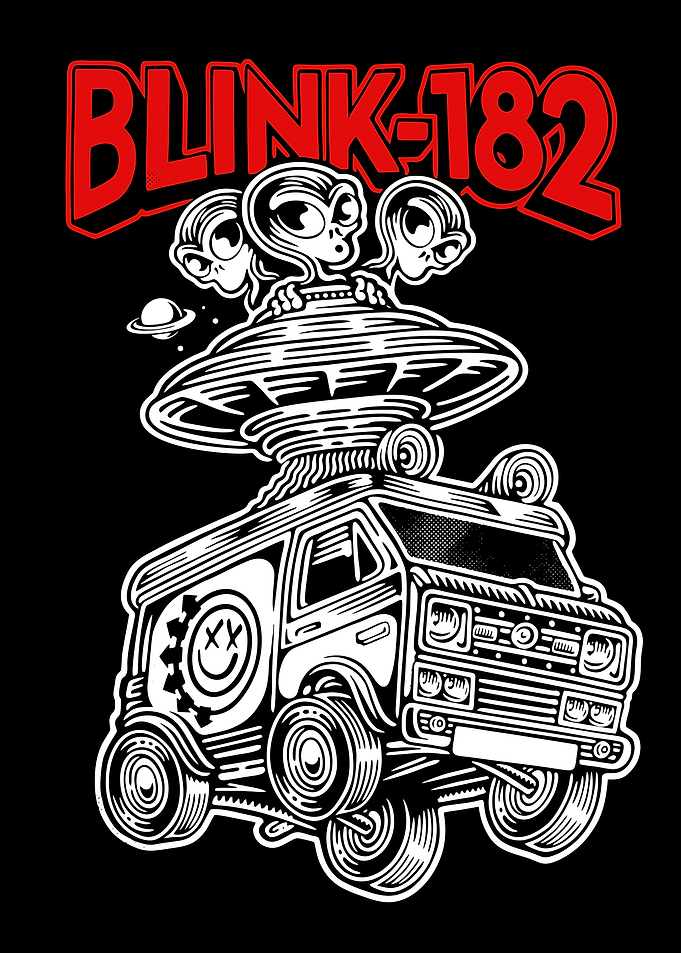 Blink-182 Aliens Van UFO