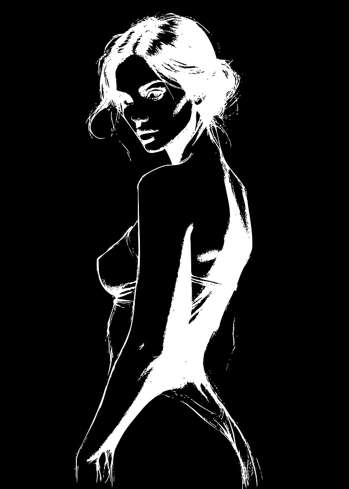 Stylized Portrait of a Woman