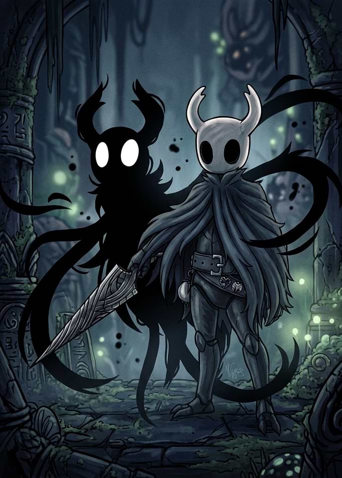 Hollow Knight and Shade