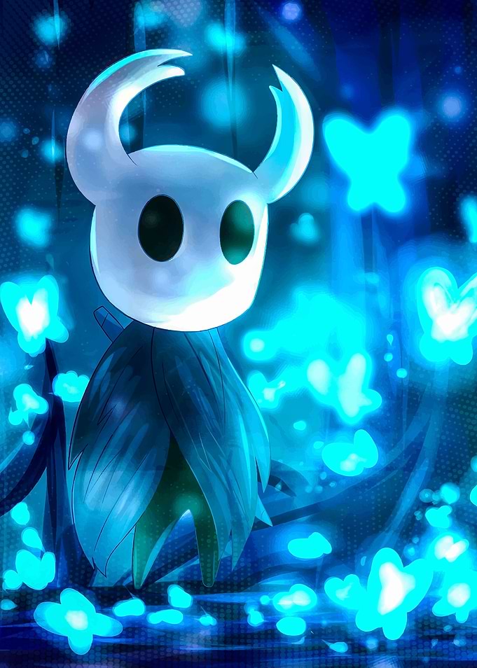 The Knight in a Blue Forest