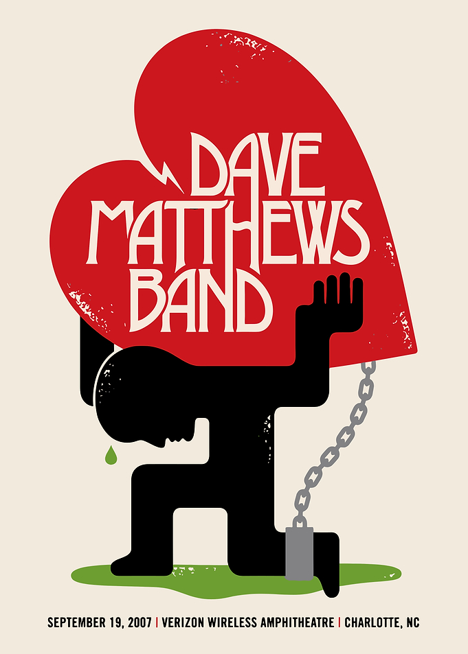 Dave Matthews Band Concert Poster