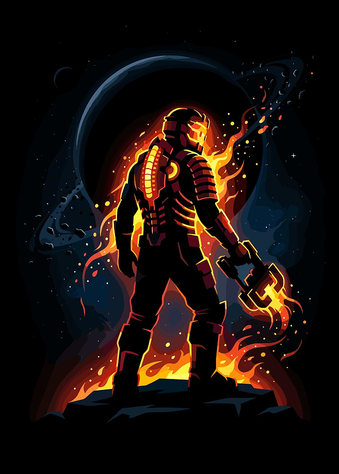 Isaac Clarke in Flames