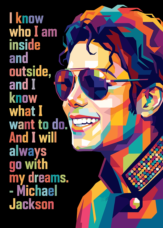Michael Jackson Pop Art Portrait