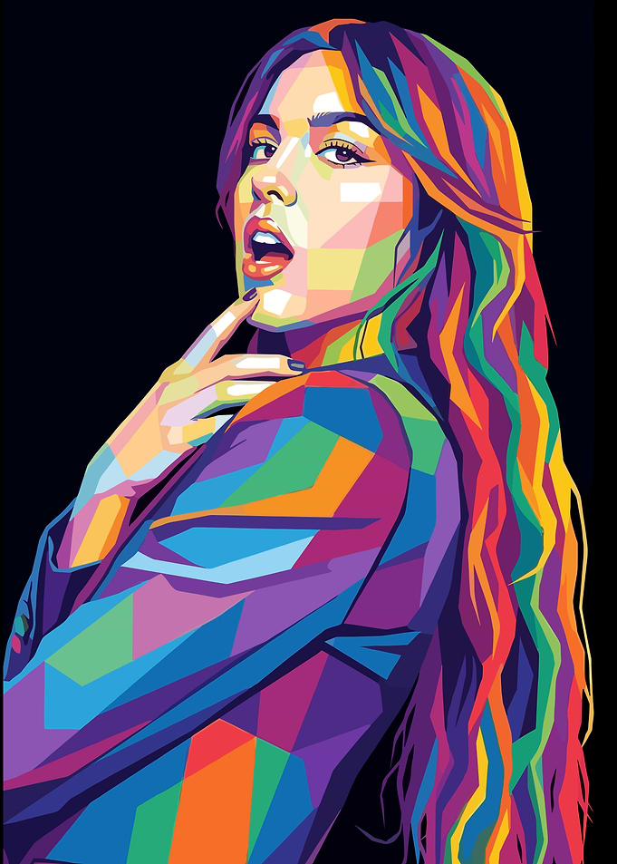 Olivia Rodrigo Pop Art Portrait