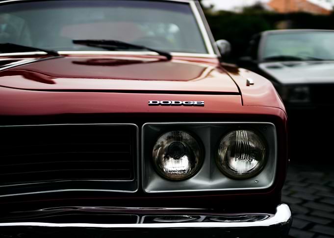 Classic Dodge Car Front