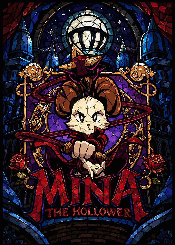 Mina The Hollower Stained Glass Poster