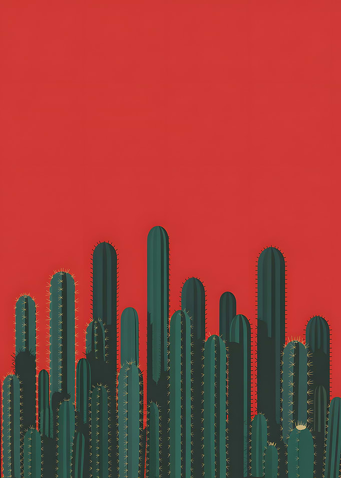 Desert Cactus Landscape