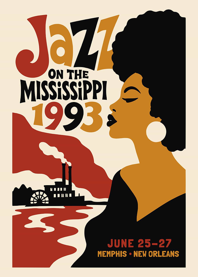 Jazz on the Mississippi 1993 Poster