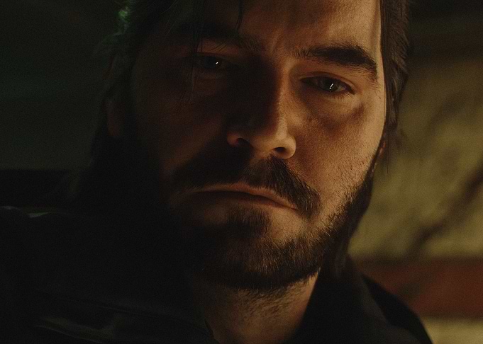 Close-up of a man's face
