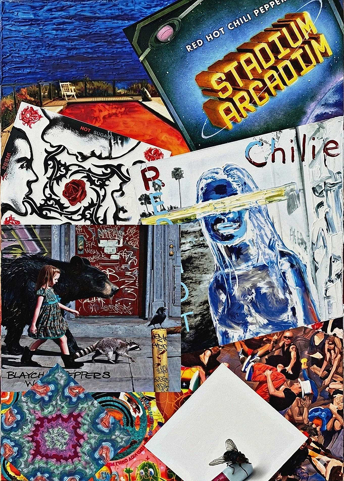 Red Hot Chili Peppers Stadium Arcadium Collage
