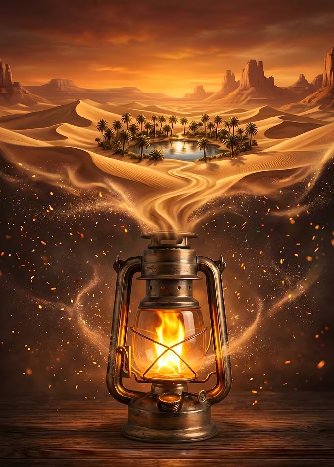 Desert Oasis Lantern