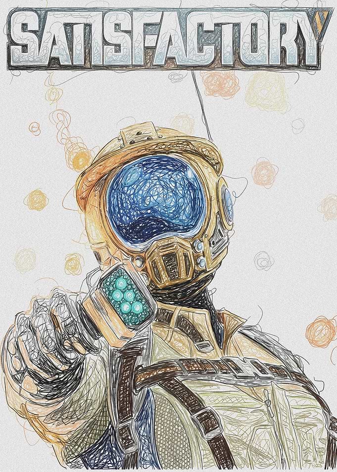 Satisfactory Game Art