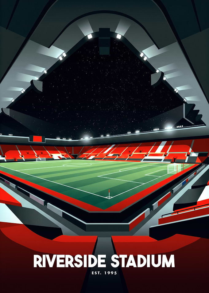Riverside Stadium Poster