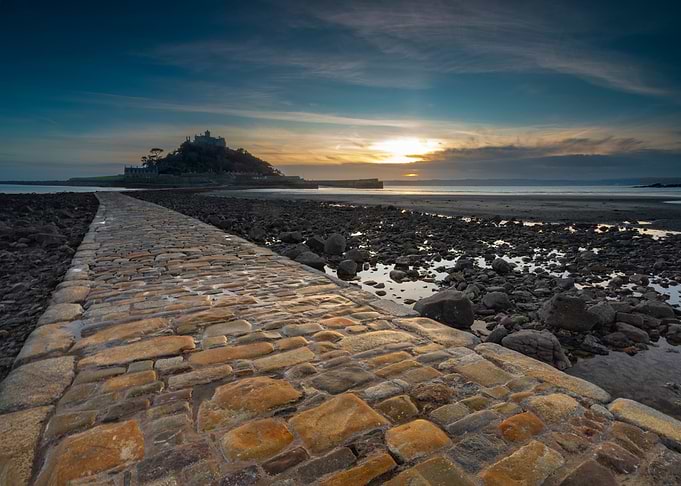 St Michael's Mount at Sunset