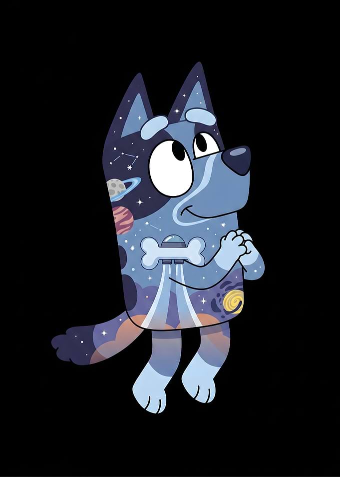 Bluey in Space Costume
