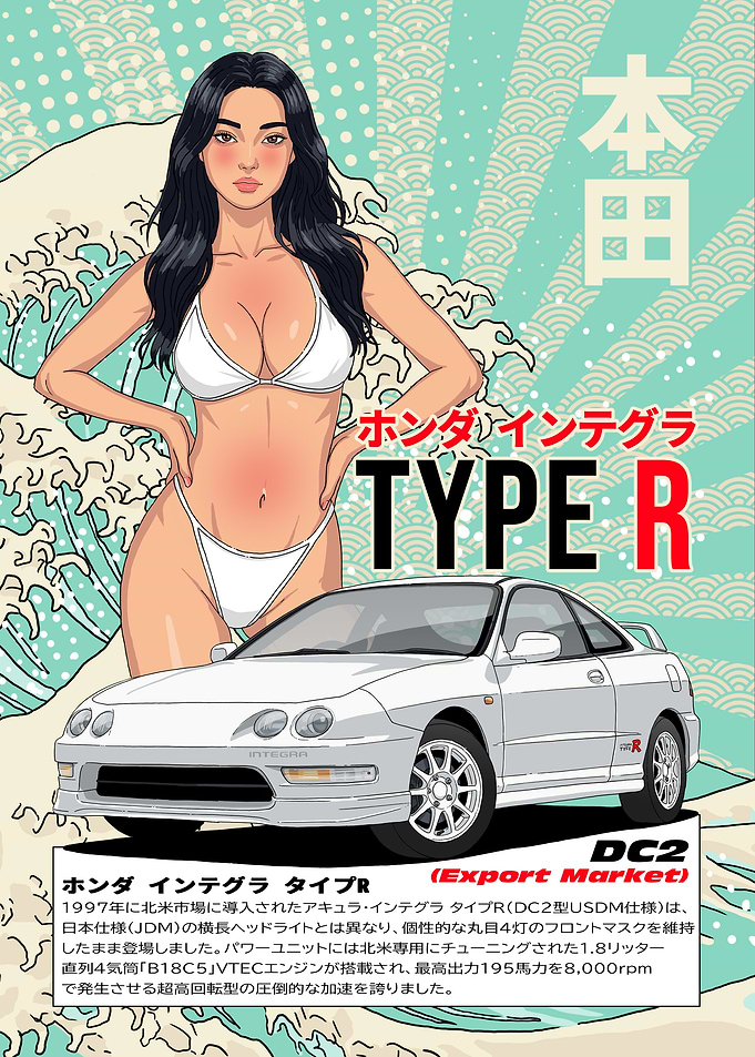 Honda Integra Type R Poster