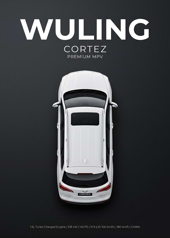 Wuling Cortez Premium MPV Top View