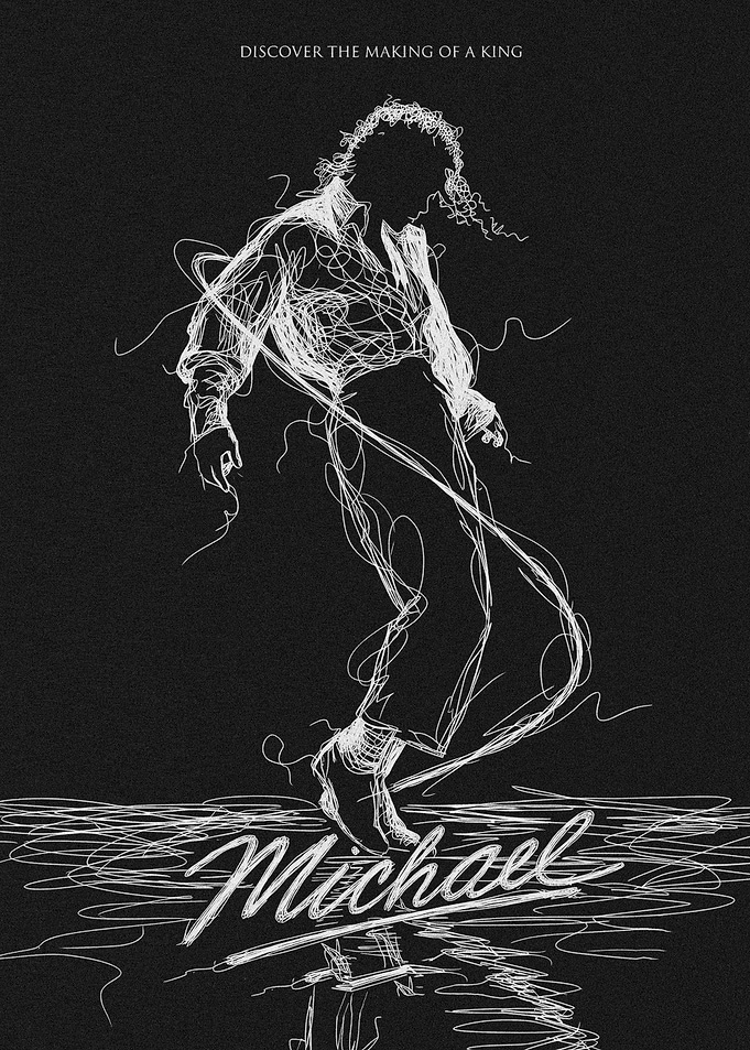 Michael Jackson Scribble Art