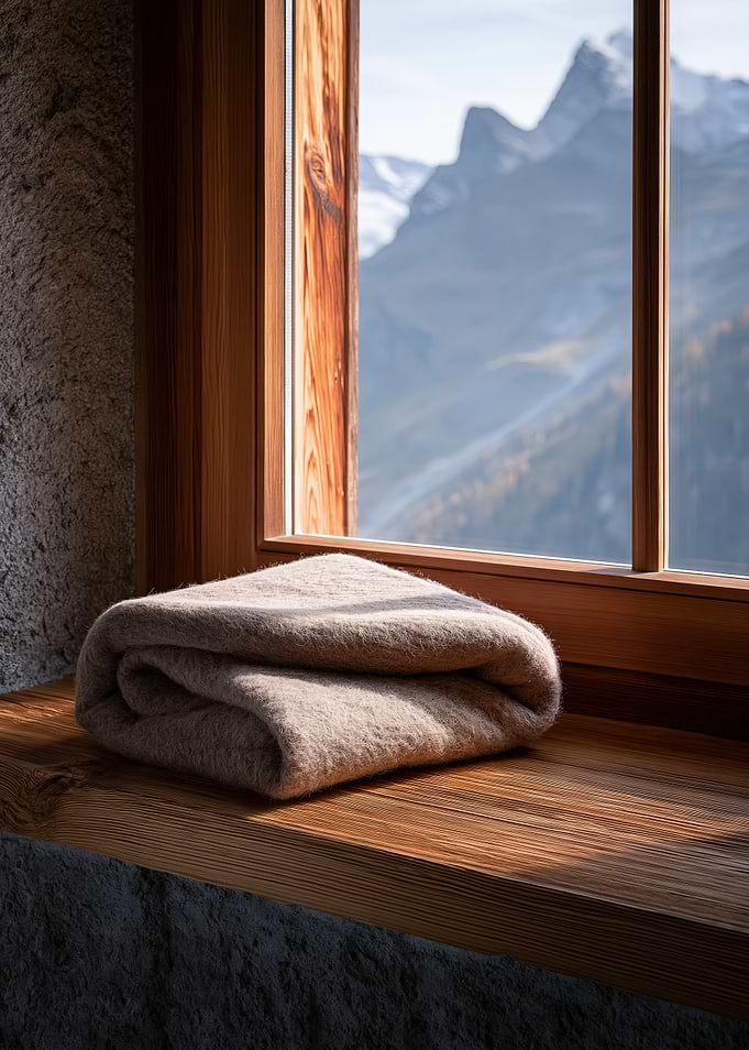 Wool Blanket by the Window