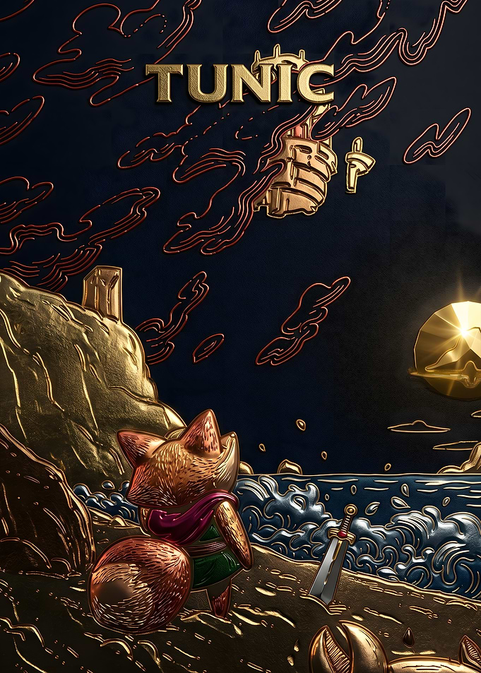 Tunic Fox Looking at the Sea
