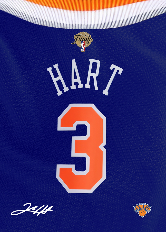 Knicks 2026 NBA Finals Signature Jersey- Josh Hart