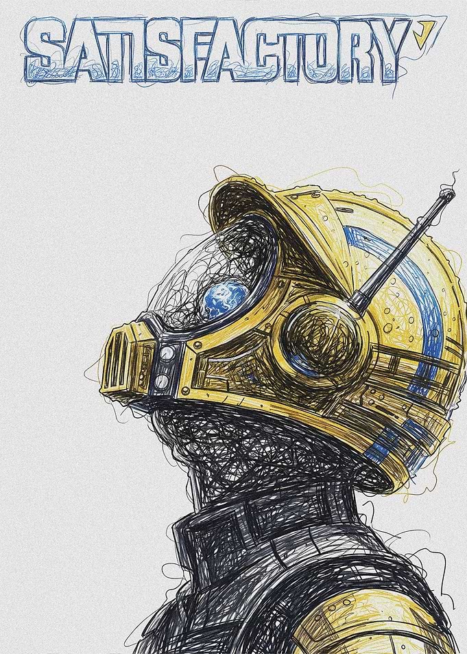 Satisfactory Game Art