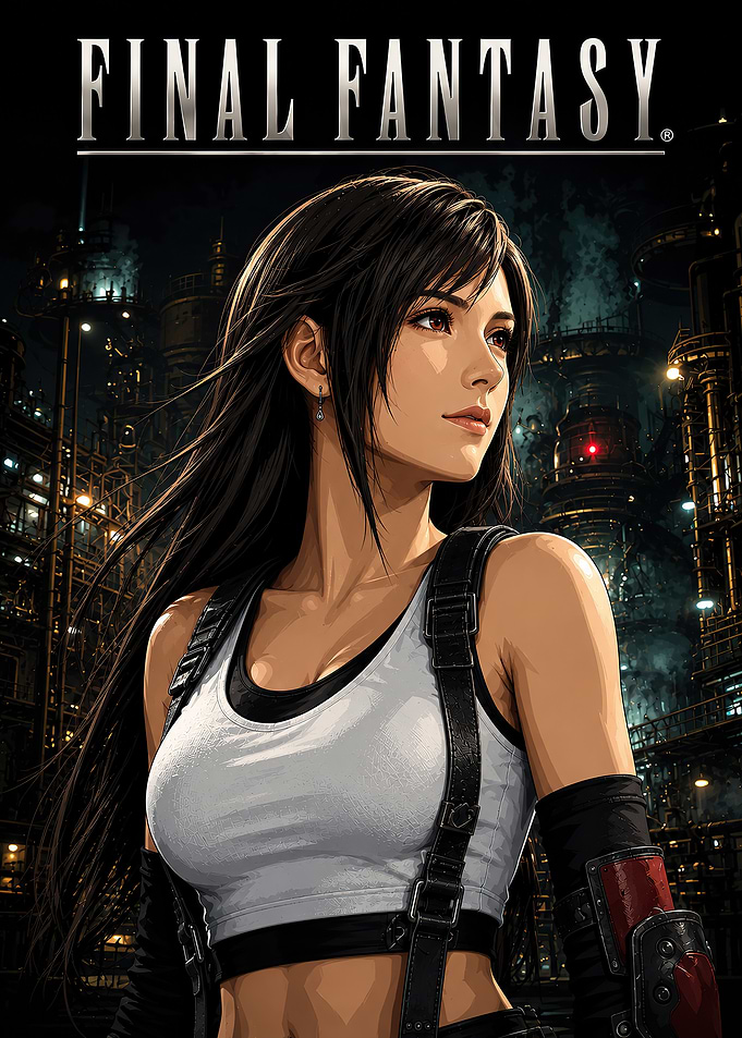 Final Fantasy Tifa Lockhart Artwork