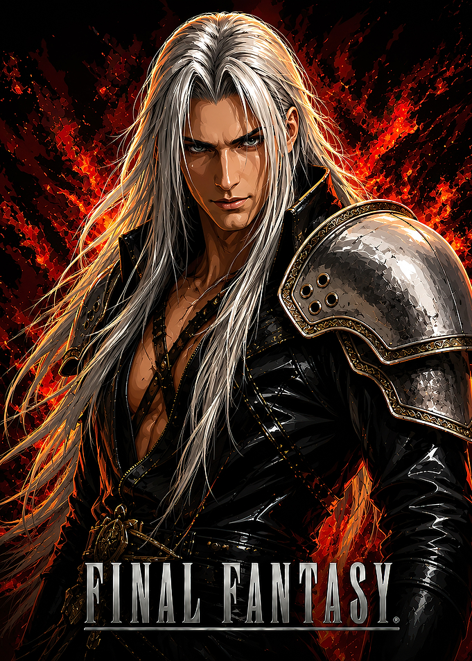 Sephiroth Final Fantasy Artwork