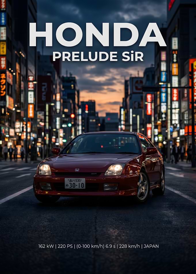 Honda Prelude SIR in Tokyo