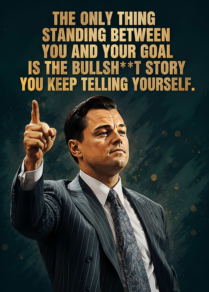 Leonardo DiCaprio motivational poster