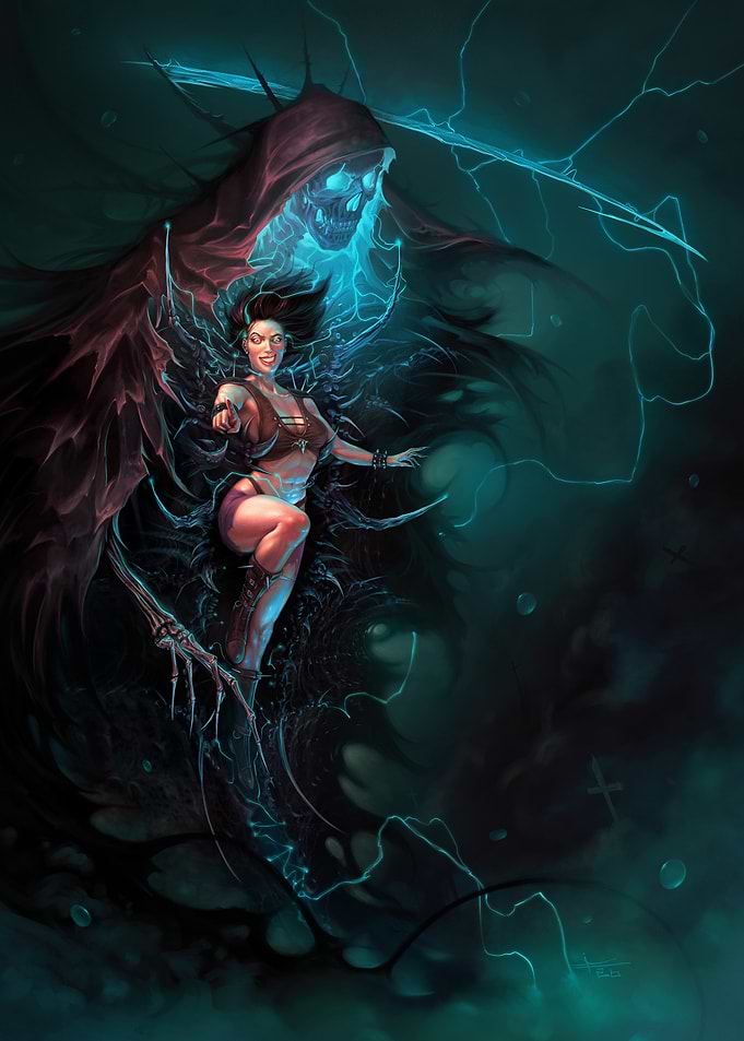 Death Whisperer - High Voltage Metal Art