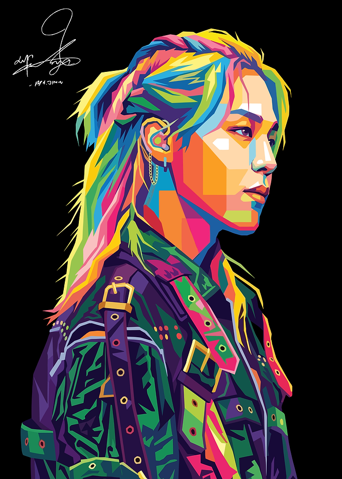 Jimin Pop Art Portrait