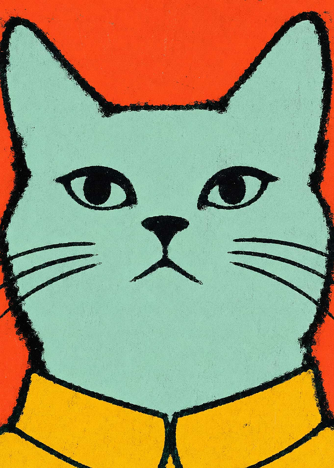 Stylized Cat Portrait