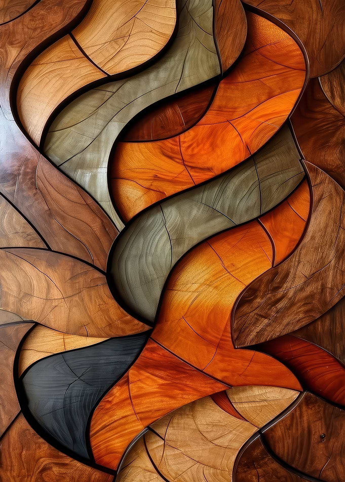 Abstract Wood Sculpture