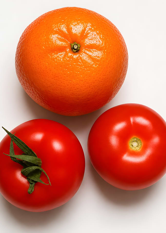 Orange and Tomatoes