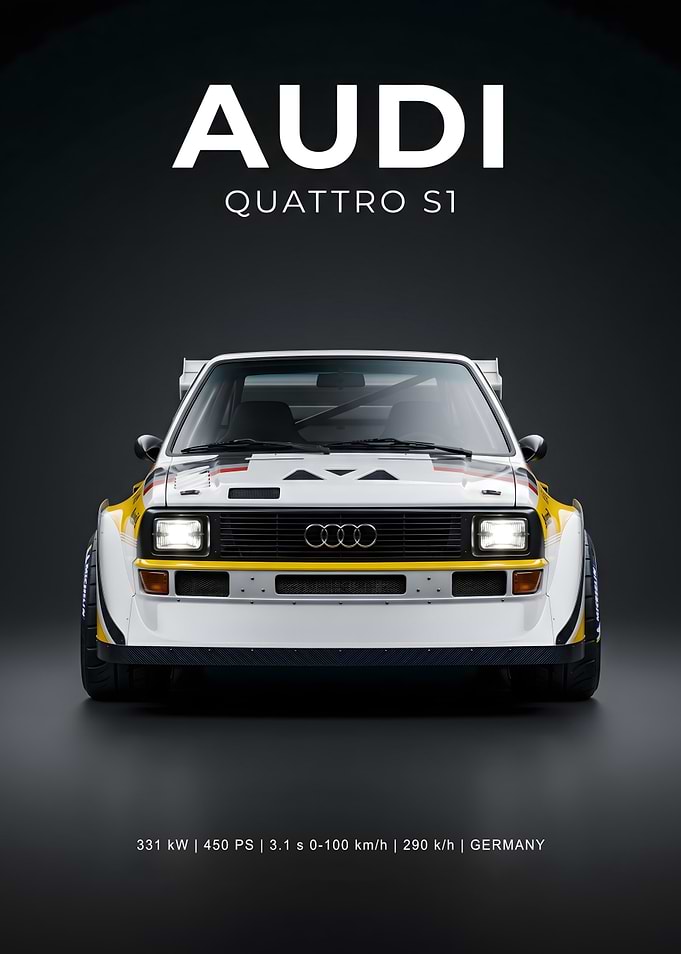 Audi Quattro S1 Rally Car