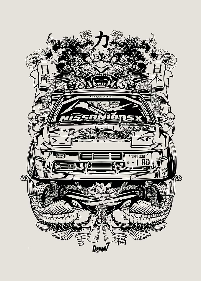 Nissan Silvia S13 Japanese Art