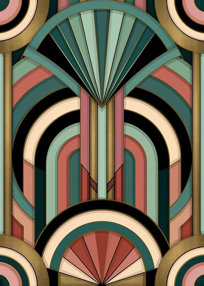 Art Deco Geometric Pattern