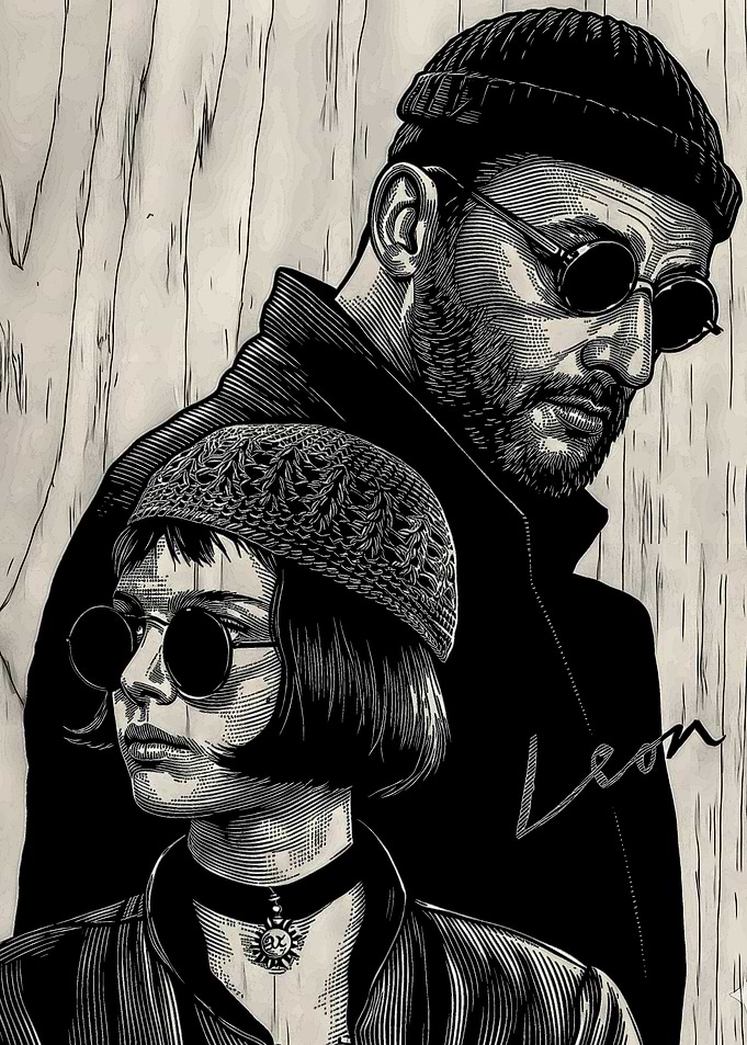 Léon and Mathilda Portrait