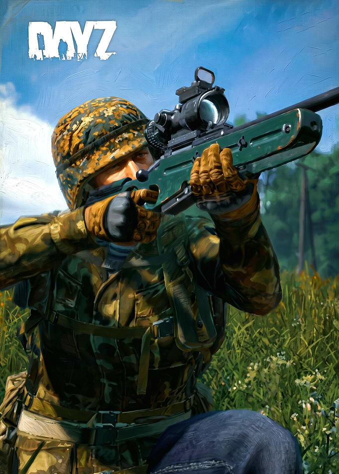DayZ Sniper in Camouflage