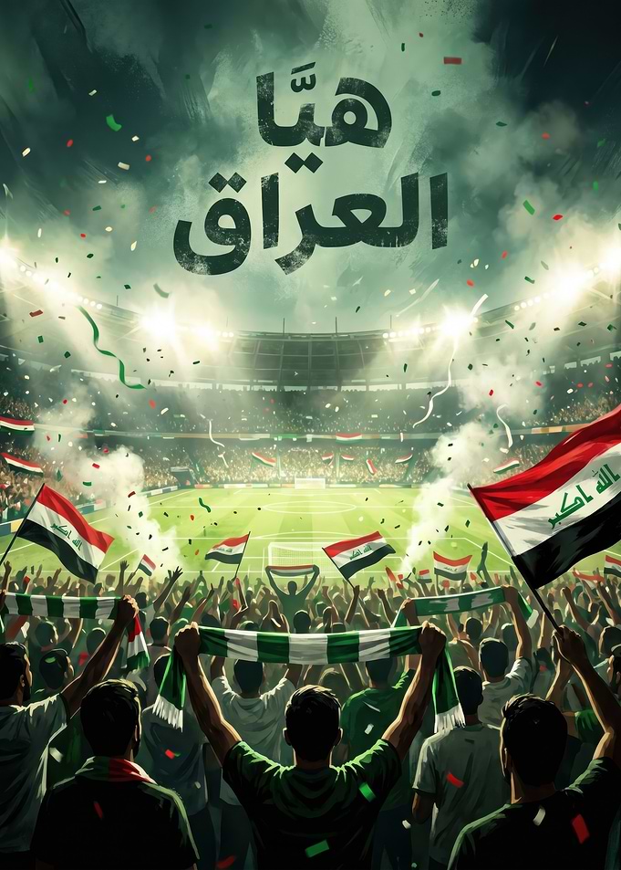 Iraq Football Celebration